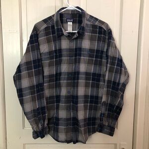 Patagonia Men’s Long-Sleeved Pima Cotton Shirt Size Large